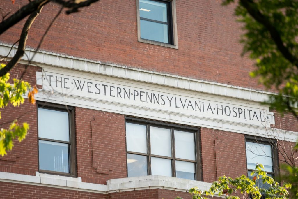 West Penn Hospital is located in Pittsburgh's Bloomfield neighborhood  and was the first public chartered hospital in the city when it opened in 1848. Photo: Justin Hayhurst/100 Days in Appalachia
